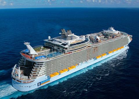 Imagem do Navio Allure of the Sea, Ofertas de Cruzeiros - Shopping de Cruzeiros
